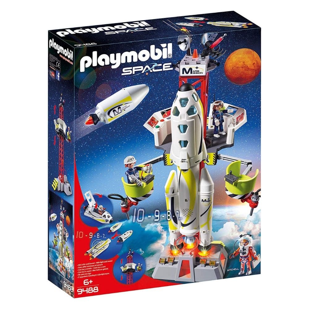 PLAYMOBIL Mission Rocket with Launch Site : mission Mars - Space With Love