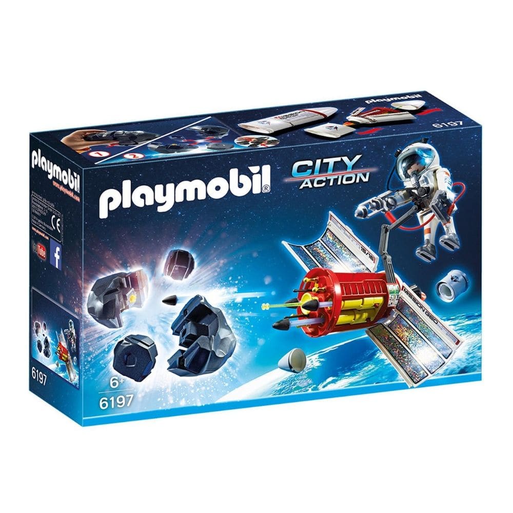 playmobil satellite meteoroid laser